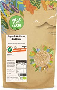 Wholefood Earth Organic Oatbran Fine Stabilized 1kg RRP 12.71 CLEARANCE XL 7.99